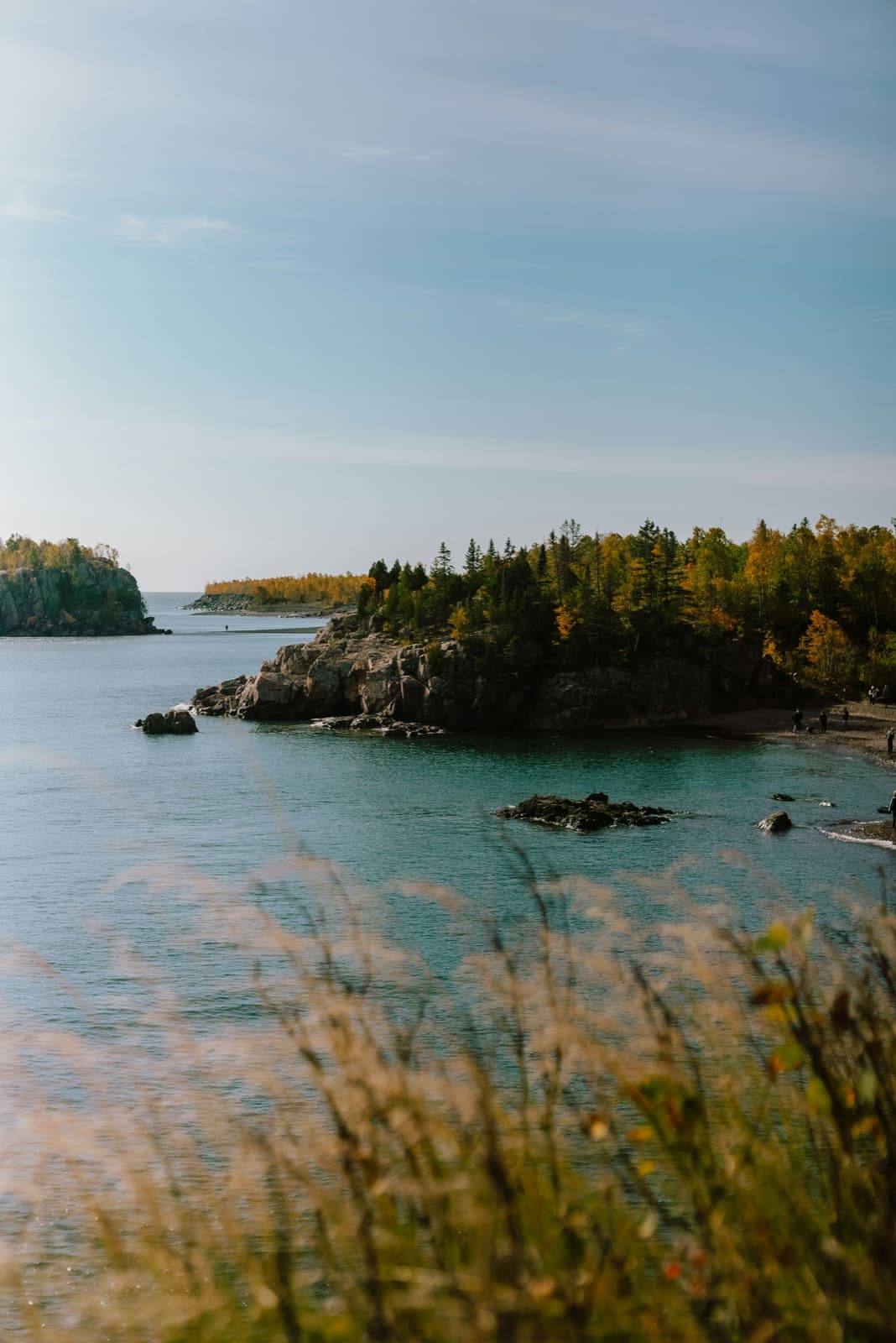 A Minnesota lake, from the shoreline